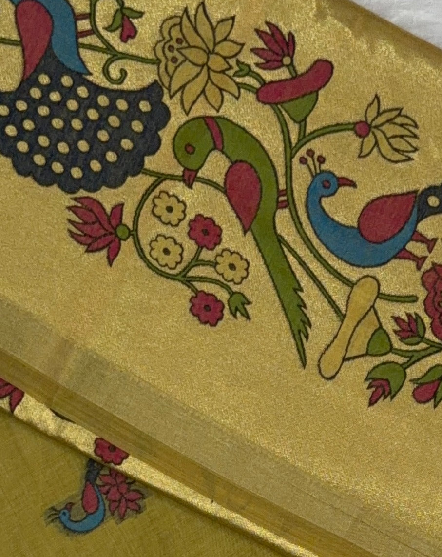 Jamdani - Cotton - Pista Green