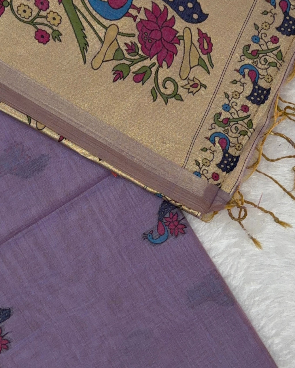 Jamdani - Cotton - Lavender