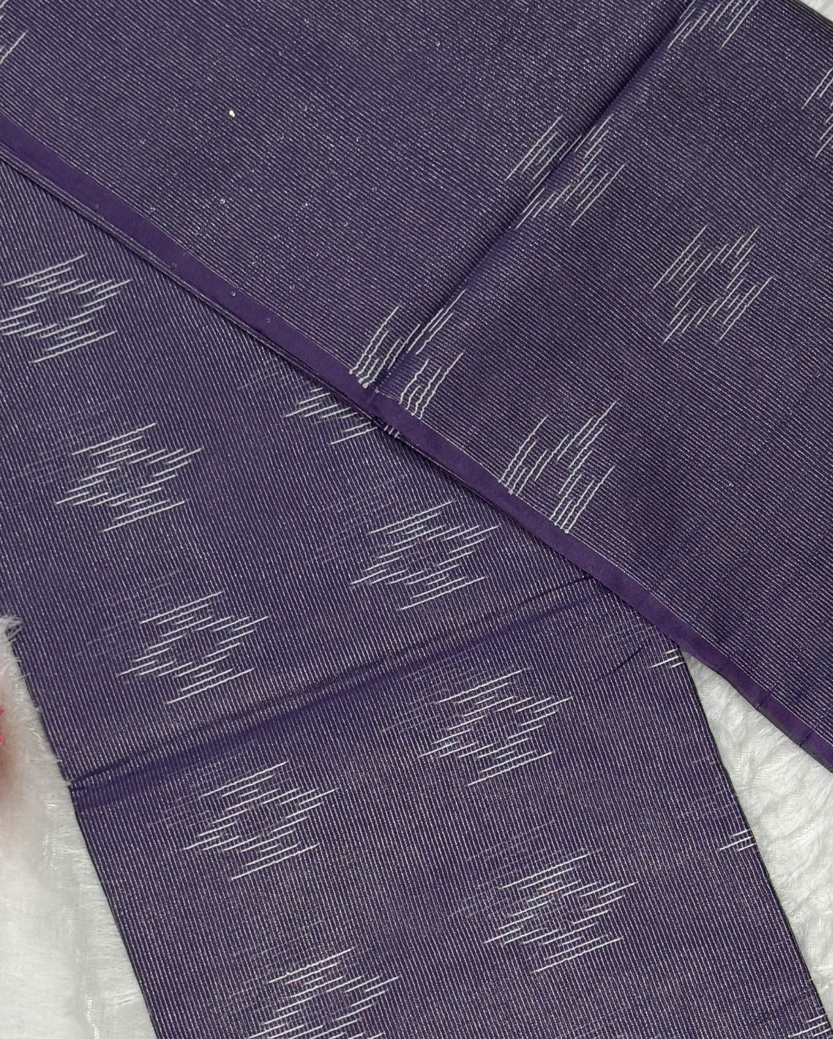Bhagalpuri - Cotton Jari - Purple