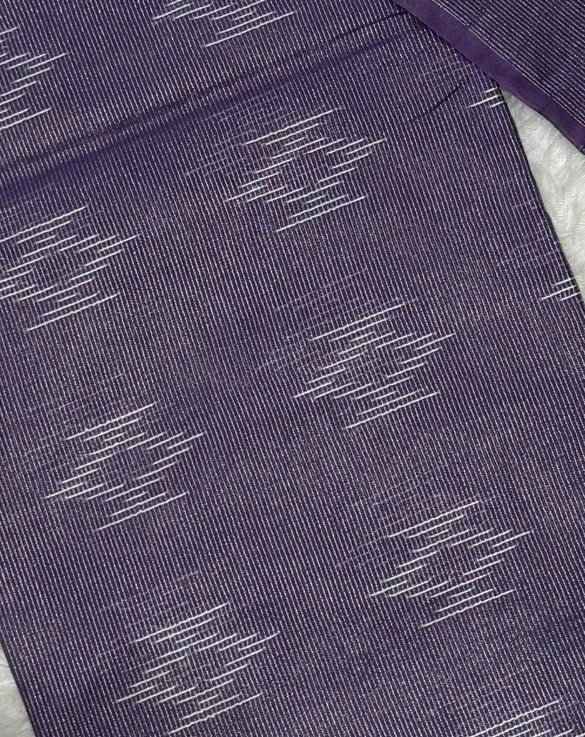 Bhagalpuri - Cotton Jari - Purple